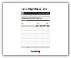 7 Easy Payroll Remittance Form Sample In 2021 Payroll Payroll Taxes Form