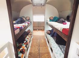 Folding bunk beds for trailer. Airstream Renovation Weeks 18 19 Kids Folding Bunk Beds Charging Ports Tiny Shiny Home