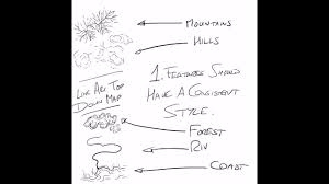 How To Draw A Top Down Line Art Map Youtube Here's the short video of the tutorial on how to draw top down mountains.