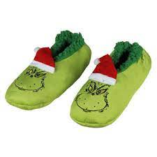 Get the free pattern and leather sole template and. Bioworld Dr Seuss The Grinch That Stole Christmas Slippers Santa Grinch Slipper Socks With No Slip Sole For Women Men