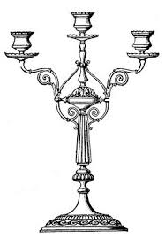 Black And White Candlesticks Clipart The Graphics Fairy Llc Black And White Clip Art Clip Art Vintage Art Graphics Fairy