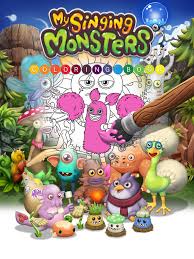 Top 30 sing movie coloring pages. My Singing Monsters Coloring Book Apps 148apps