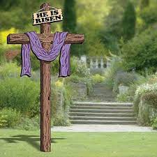 4.7 out of 5 stars. He Is Risen Cross Diy Woodcraft Pattern 2059 Celebrate The Resurrection Of Jesus This Easter Season By Displaying Th Easter Yard Art Wood Yard Art Yard Art