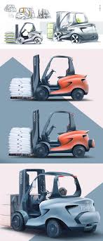 Toyota Forklift Design Contest Finalist Sketches Toyota Forklift Contest