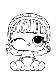 Download this adorable dog printable to delight your child. Lol Baby Lil Madame Queen Coloring Page Free Printable Coloring Pages For Kids