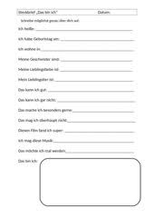 We did not find results for: Alltagspadagogik Schuler Kennenlernen Steckbriefe Namenschilder 4teachers De