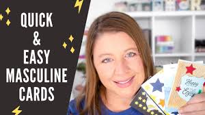 I have a capital one online account. Quick And Easy Masculine Cards 4 Guy Birthday Card Ideas Youtube