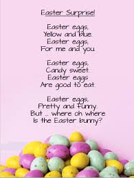 3 Adorable Easter Poems For Instant Download Free In 2020 Easter Poems Easter Bunny Crafts Easter Surprise