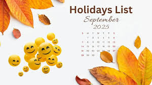 September 2025 U.S. holidays and observances: September 2025 U.S. holidays:  Federal days off, key observances, and quirky celebrations ahead - The  Economic Times