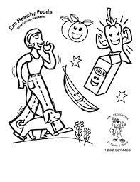 This is a good quiet time activity that can be followed by some of the fun, healthy activities. Best Photos Of A Healthy Me Coloring Pages Healthy Food Coloring Coloring Home