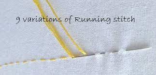 The running stitch is one of the easiest and most common stitches in embroidery and is often used for hand stitching. How To Do Running Stitch Its 9 Beautiful Variations Sew Guide