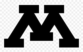 The minnesota golden gophers have every color combination of their letter m available as an alternate logo. Minnesota Golden Gophers Logo Black And White Minnesota Gophers Logo Black And White Hd Png Download Vhv