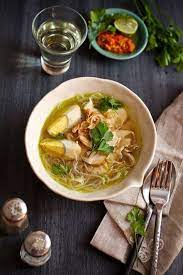 Soto Ayam Indonesian Chicken Soup Nothing Better But You Must Have All The Condiments Soto Ayam Recipe Asian Recipes Indonesian Food