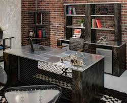 Tribesigns computer desk with monitor shelf and drawers, 55 inch industrial home office desk with hutch and storage shelves bookshelf, computer table study writing desk workstation, rustic brown. Industrial Desktop Hutch Urban 9 5