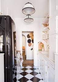 Aisle space, light, and storage. Small Galley Kitchen Ideas Design Inspiration Architectural Digest