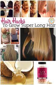 Hair Hacks To Grow Out Your Hair Hair Hacks Kids Hairstyles Shiny Hair