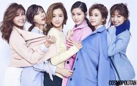 Apink Talks About Everything From Their First Meeting To Their Stress Relief Trick On Cosmopolitan Kpop Girl Groups Kpop Girls Pink