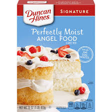 Learn how to make your own angel food cake just in time for warmer weather. Duncan Hines Signature Perfectly Moist Angel Food Cake Mix 16 Oz Amazon Com Grocery Gourmet Food