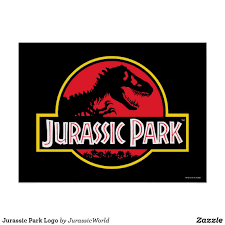 Jurassic Park Logo Poster Zazzle Com Jurassic Park Movie Jurassic Park Logo Jurassic Park