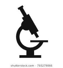 Microscope Flat Icon Stock Vector Medical Artwork Microscope Flat Icon