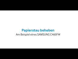 Die neuesten gerätetreiber zum download: Samsung Drucker Papierstau Beheben Youtube