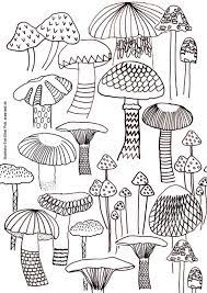 Find more mushroom coloring page for adults pictures from our search. Mushroom Coloring Sheets Nature Mushrooms Instant Printable Etsy