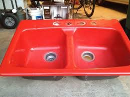 kohler red kitchen sink kohler cast