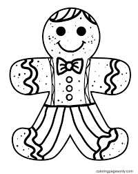 Each printable highlights a word that starts. Free Gingerbread Man Coloring Pages Gingerbread Man Coloring Pages Coloring Pages For Kids And Adults