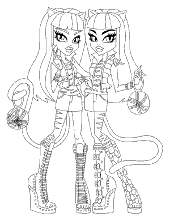 Kleurplaat monster high freaky fusion. Monster High Coloring Pages Draculaura Topcoloringpages Net