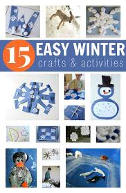 Easy Winter Craft Ideas For Kids Perfect For The Weather Right Now If You Can T Fight The Snow At Winter Crafts Easy Winter Crafts Craft Activities For Kids