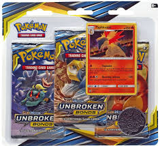 Maybe you would like to learn more about one of these? Pokemon Trading Card Game Sun Moon Unbroken Bonds Typhlosion Special Edition 3 Booster Packs Promo Card Coin Pokemon Usa Toywiz