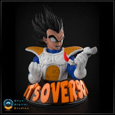 The initial manga, written and illustrated by toriyama, was serialized in ''weekly shōnen jump'' from 1984 to 1995, with the 519 individual chapters collected into 42 ''tankōbon'' volumes by its publisher shueisha. Download Stl File Vegeta Over 9000 Design To 3d Print Cults