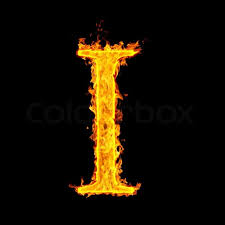 Stock Image Of I Fire Letter Stock Images Fire Image Lettering