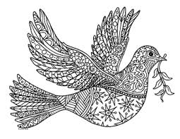 Doves are beautiful animals and a joyful symbol of so many things. Peace Dove Bird Zentangle Coloring Page By Pamela Kennedy Tpt