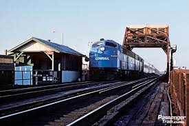 Conrail On Long Branch Line Railroad Photography Train Newark City