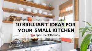 Storage solutions, organizing tricks and beautiful designs let you do more with less. 10 Solutions For Your Small Kitchen Apartment Therapy Youtube