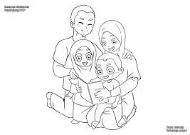 Contoh kumpulan sketsa mewarnai gambar keluarga. Mari Suruh Anak Anak Anda Untuk Motivasi Media Sosial Facebook