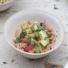 Nigella Lawson S Rice Bowl With Ginger Radish And Avocado Recipe Recipes Simply Nigella Nigella