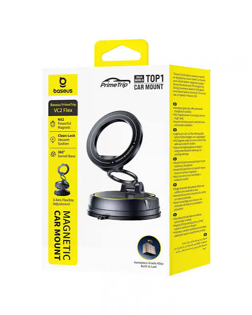 BASEUS CAR CHARGER - VC2 FLEX MAGNETIC CAR MOUNT 