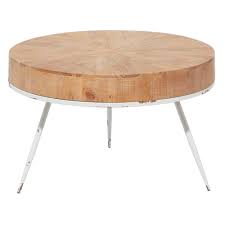 It was kind of tricky, but then we figured out what we needed to do. Get The Round Natural Wood Top Coffee Table With Distressed White Metal Base 32 X 18 32 X 32 X 18round 32 X 32 X 18round Natural Brown Wood From Overstock Com Now Ibt Shop