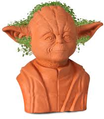 Chia Pet Yoda From Star Wars Collectible Limited Run White Box Decorative Pottery Planter Gift As Seen On Tv Walmart Com