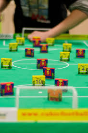 New Table Soccer Cubic Football Finally At Etsy In 2020 Football Board Game Tabletop Games Board Games