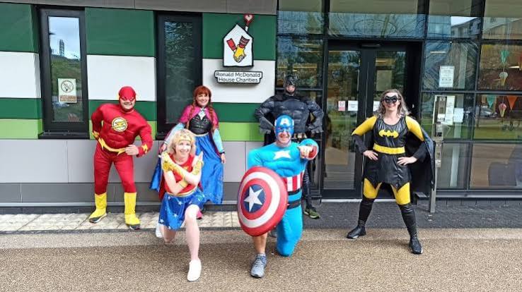 Superheroes of Sale - Manchester Half Marathon
