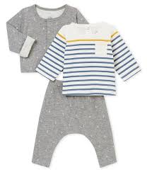 Ensemble Trois Pieces En Tubique Jacquard Bebe Garcon Gris Subway Blanc Multico Petit Bateau Open Shoulder Tops Bebe Women S Top