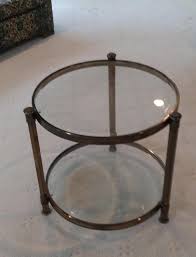 Maybe you would like to learn more about one of these? Sold Price Round 2 Tier Brass Glass Table 2 Ft Tall June 6 0120 11 00 Am Edt
