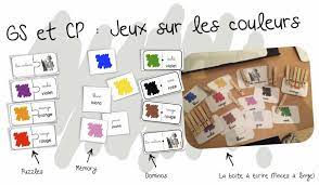 les couleurs jeux de lecture coloriage magique gs branche avec feuille