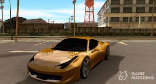 Gta 5 mods ferrari 458 italia sports car in gta 5! Ferrari 458 Italia For Gta San Andreas
