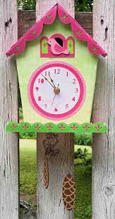 Spray adhesive onto the foam clock form then smooth decorative paper on. Diy Cuckoo Clock That Really Works Paper Glitter Glue