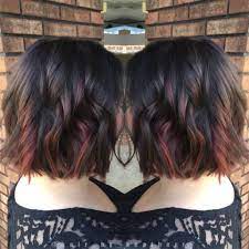50 Bunte Peekaboo Highlights Neue Haar Modelle Peekaboo Highlights Underlights Hair Brunette Hair Color