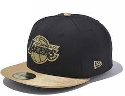 Metallic Gold Bill La Lakers 59fifty Fitted Cap By New Era X Nba Fitted Caps La Lakers New Era